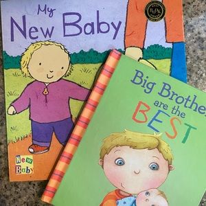 My New Baby & Big Brother are the Best books for children